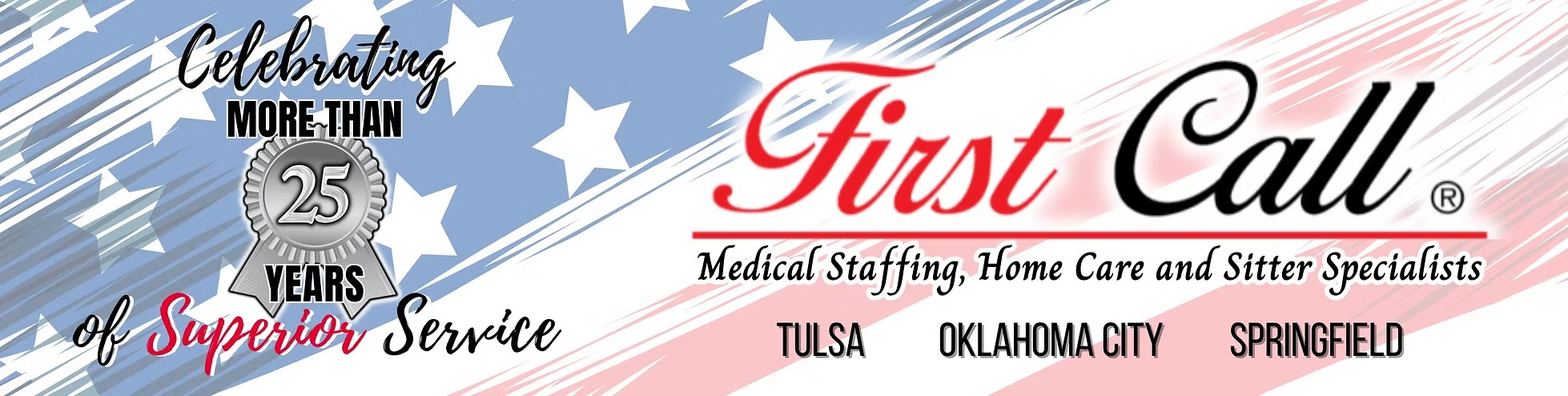 Celebrating 25 years of service, First Call.